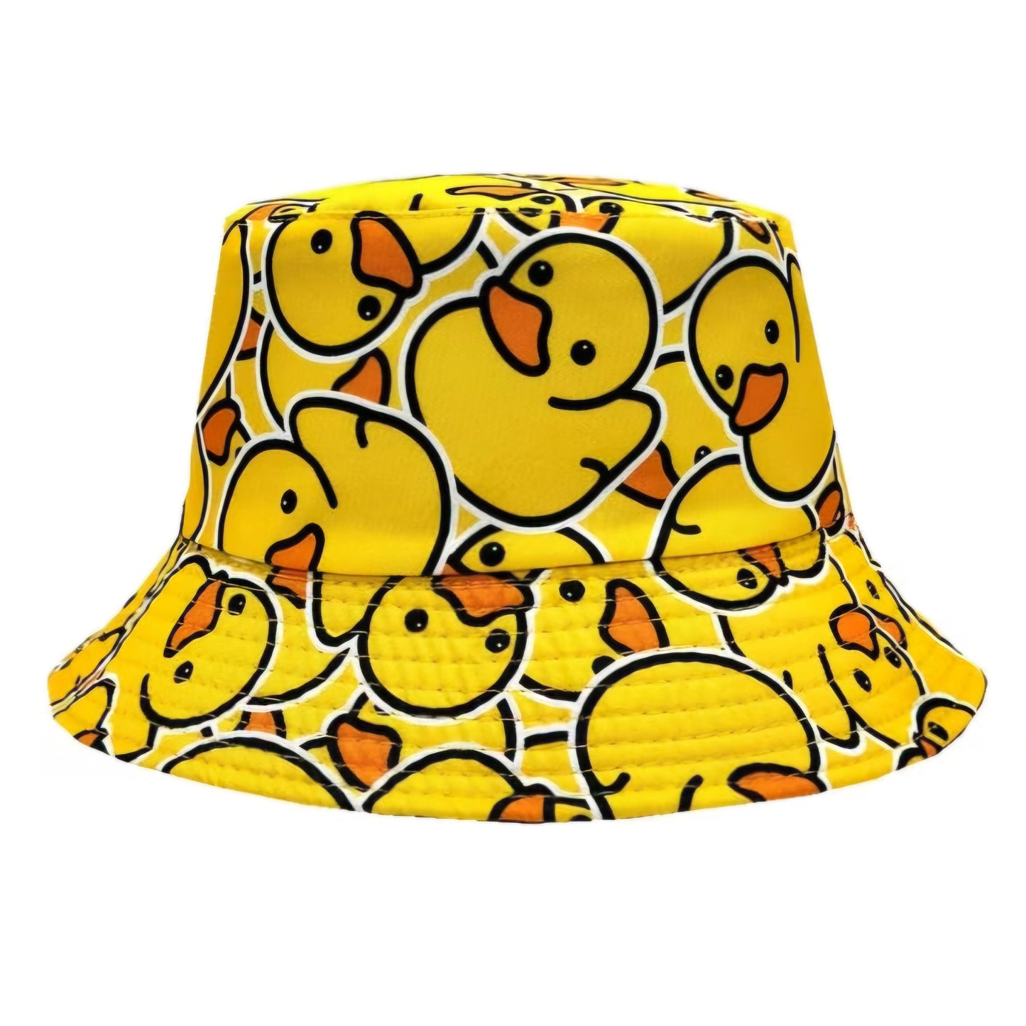 YELLOW DUCK BUCKET HAT B+F 8