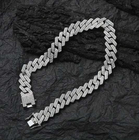 BLING BLOCK NECKLACE BLING8UK