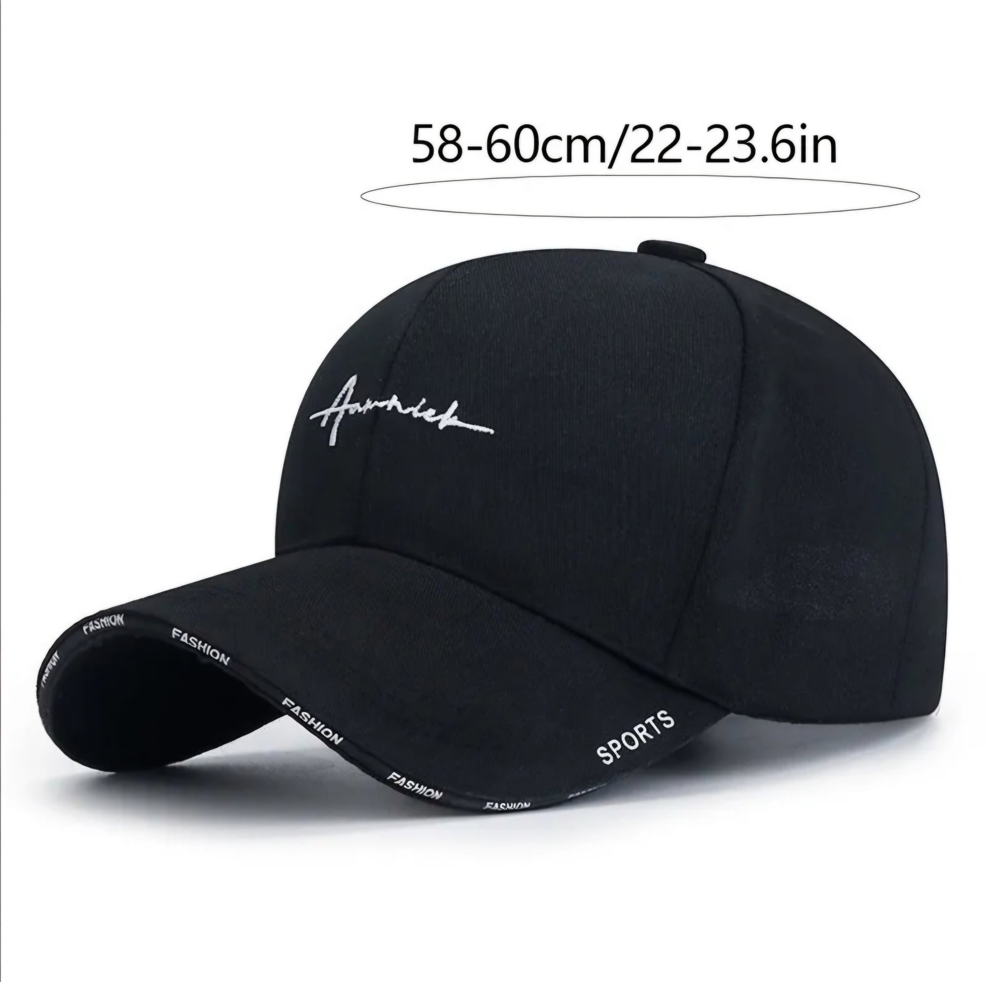BLACK SPORTS CAP B+F 8