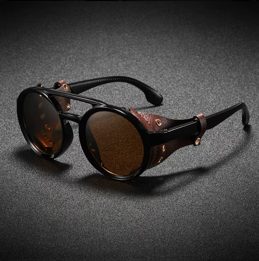 STEAMPUNK BLACK/BROWN GO GLASSES B+F 8
