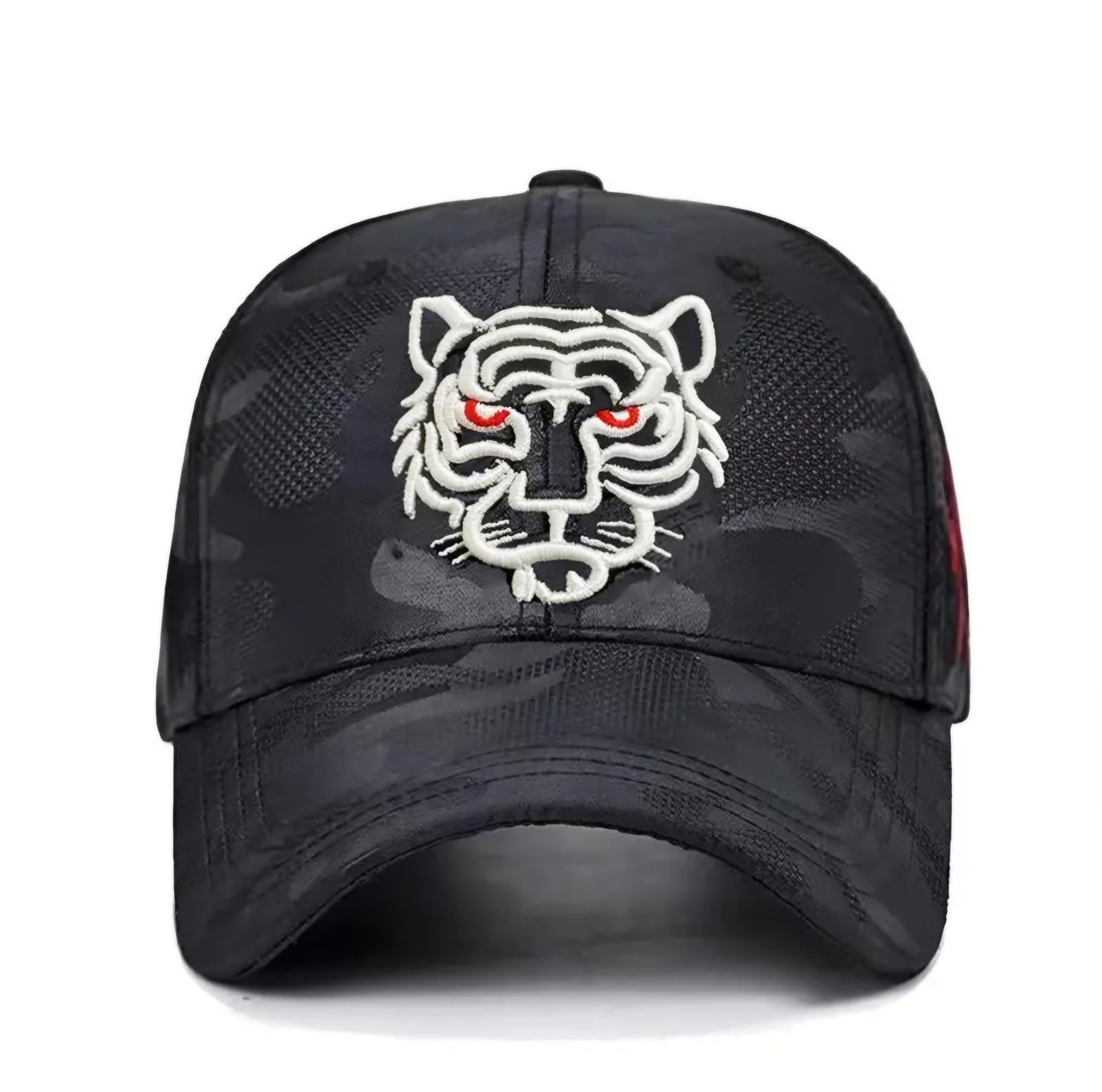 WHITE TIGER SNAPBACK BASEBALL CAP B+F 8