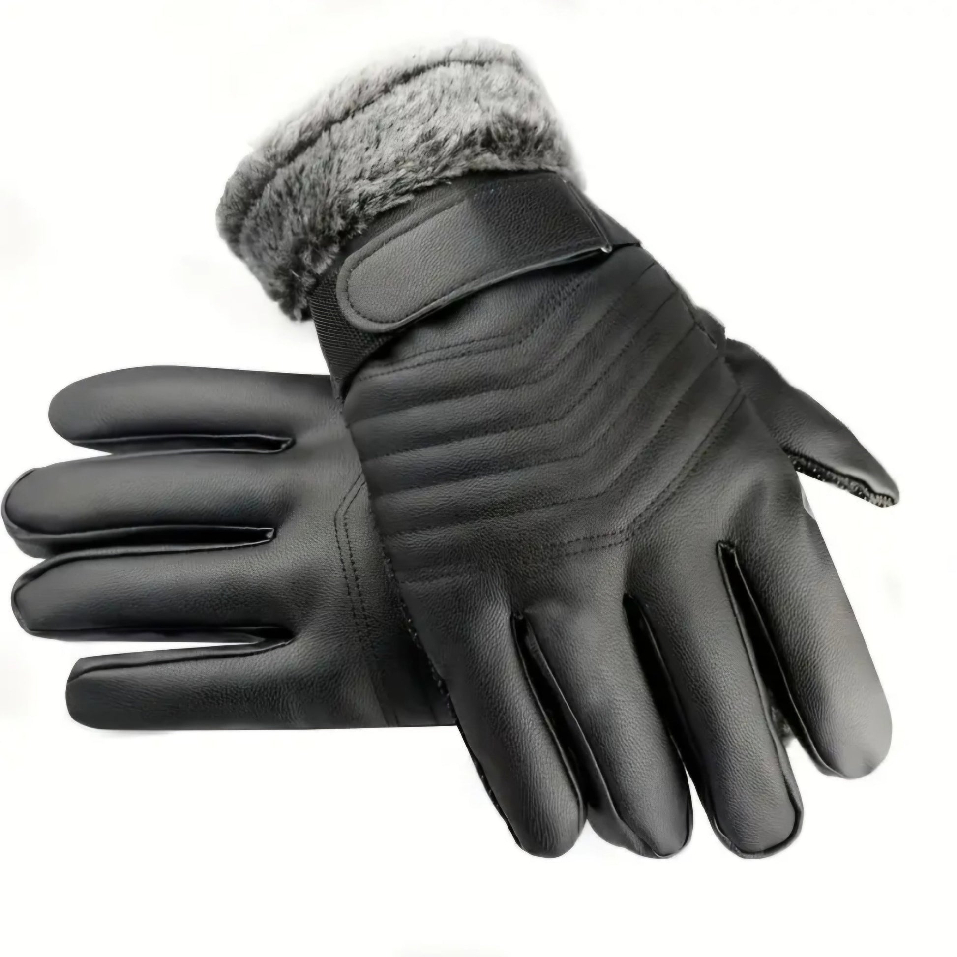 THERMAL WINTER FLUFF GLOVES BLING8UK