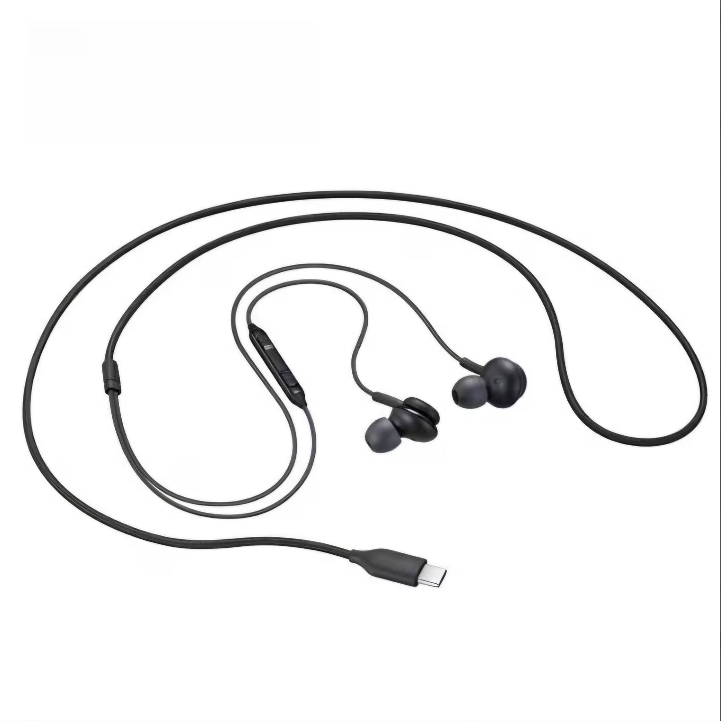 WIRED C-TYPE BLACK HEADPHONE B+F 8