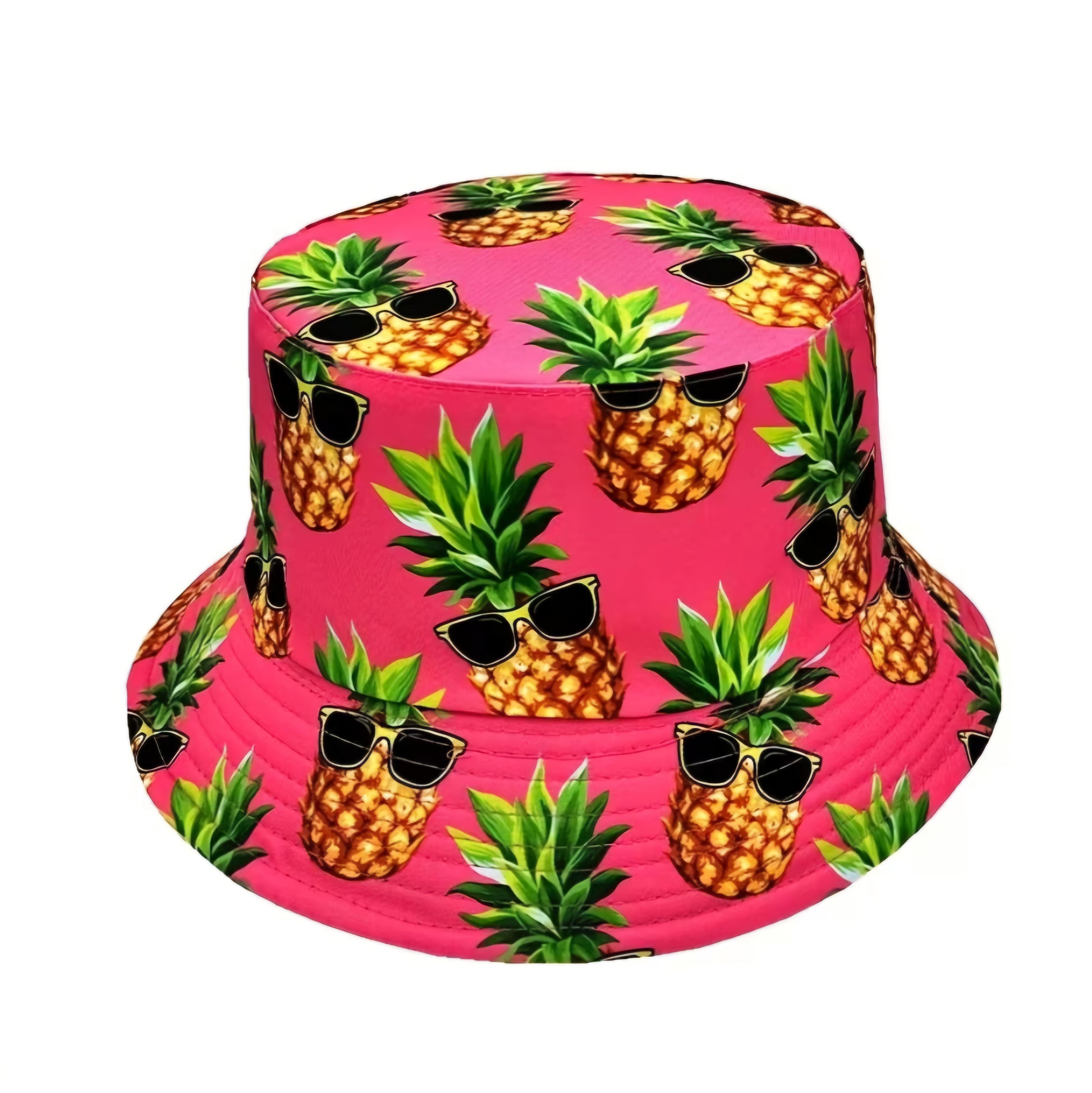 PINK PINNAPLE BUCKET HAT B+F 8