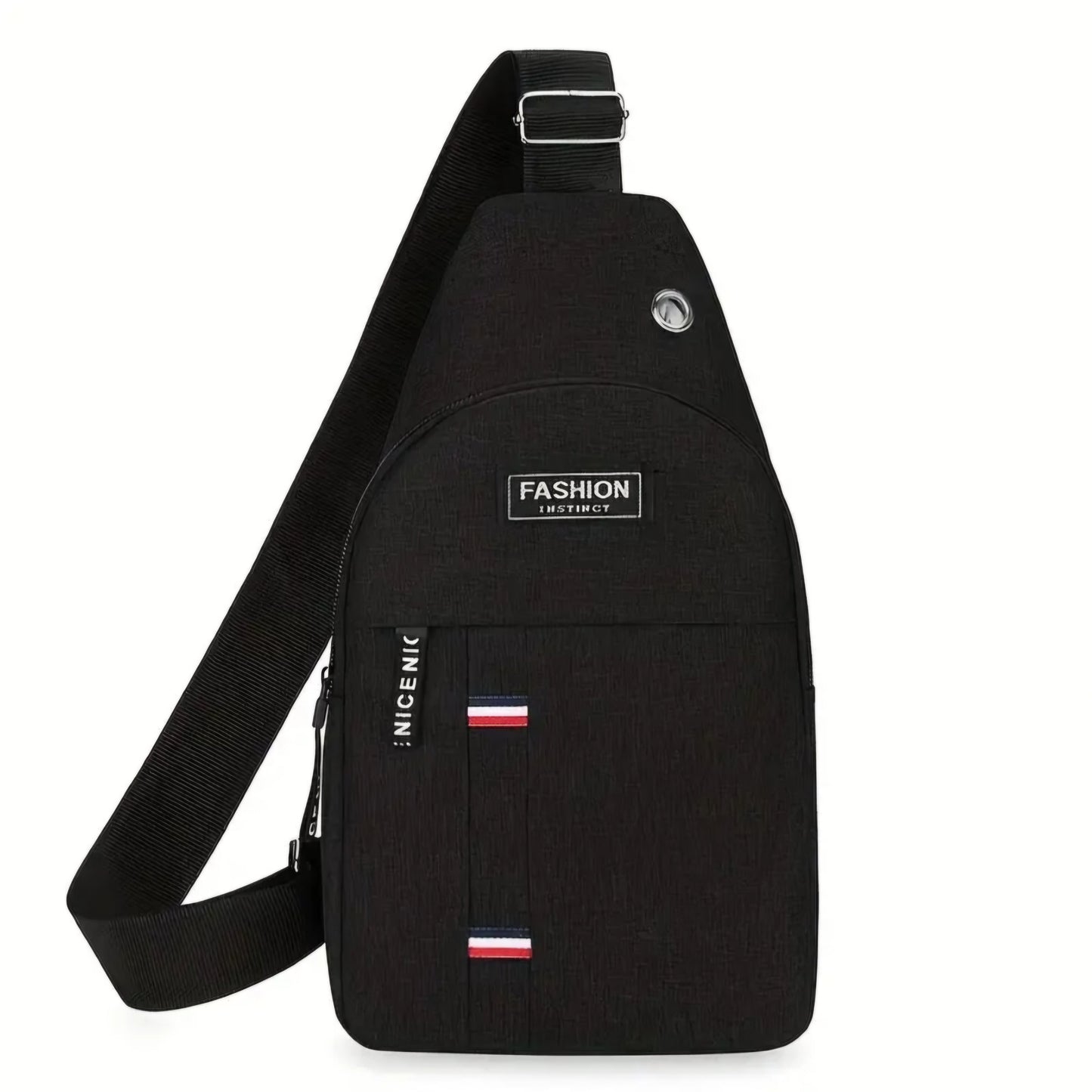 BLACK FASHION INSTINCT SPORTS BAG BLING8UK