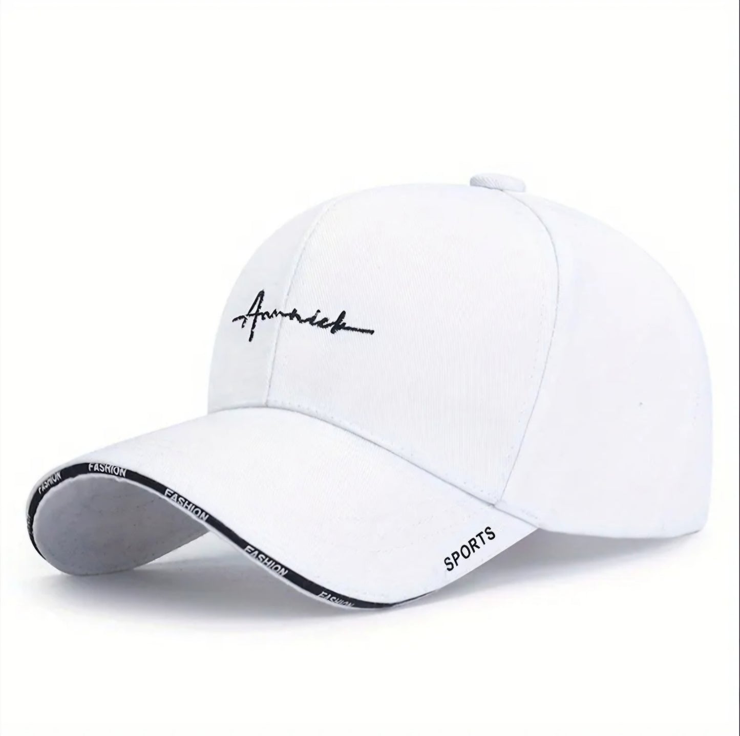 WHITE SPORTS CAP B+F 8