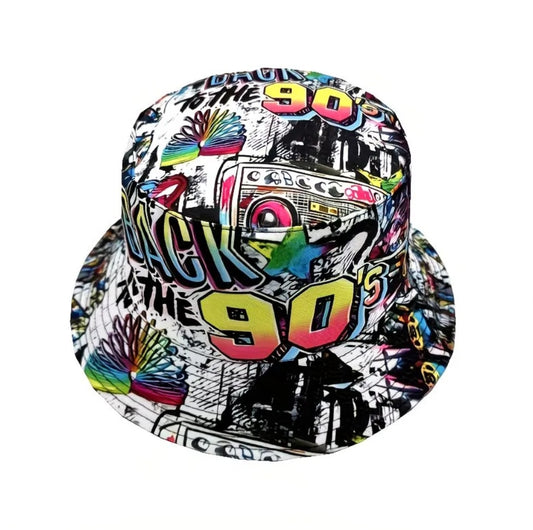 BACK TO THE 90S BUCKET HAT B+F 8