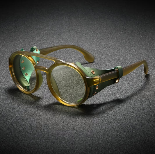 STRAMPUNK GREEN GO GLASSES B+F 8