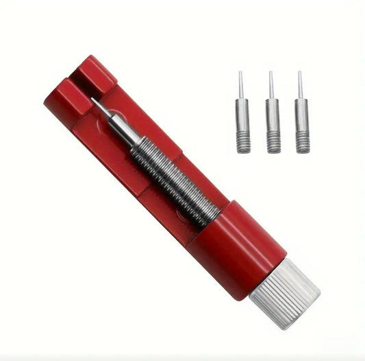 RED STAINLESS STEEL WATCH LINK REMOVER BLING8UK