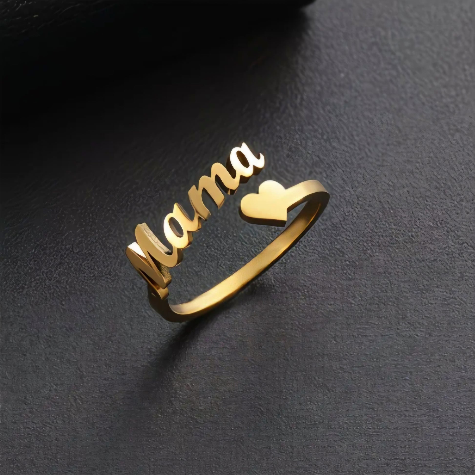 MAMA GOLD ADJUSTABLE RING B+F 8