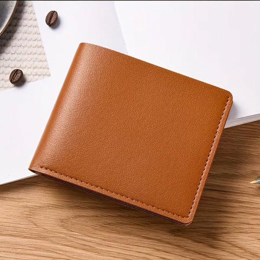 LIGHT BROWN ULTRA-THIN WALLET B+F 8