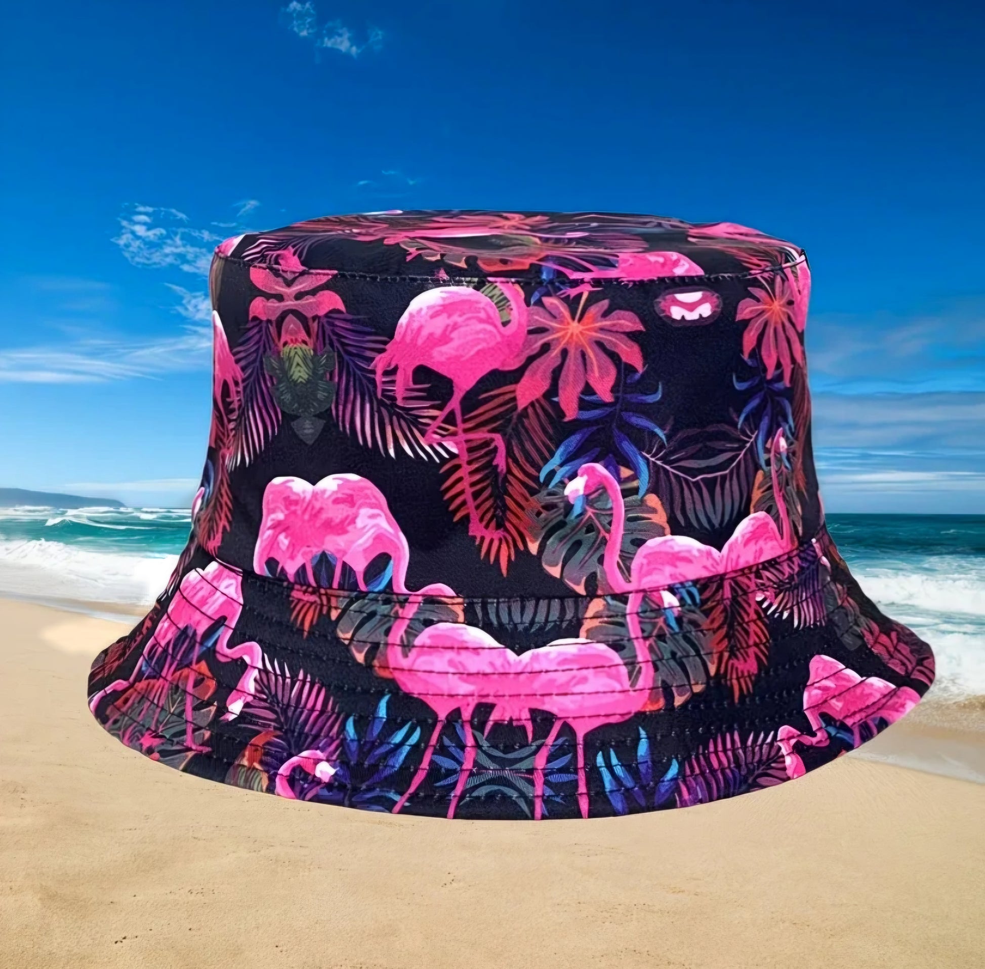 FLAMINGO BUCKET HAT B+F 8