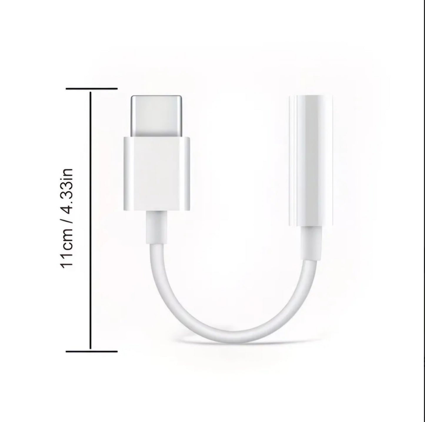 HEADPHONE ADAPTOR WHITE B+F 8