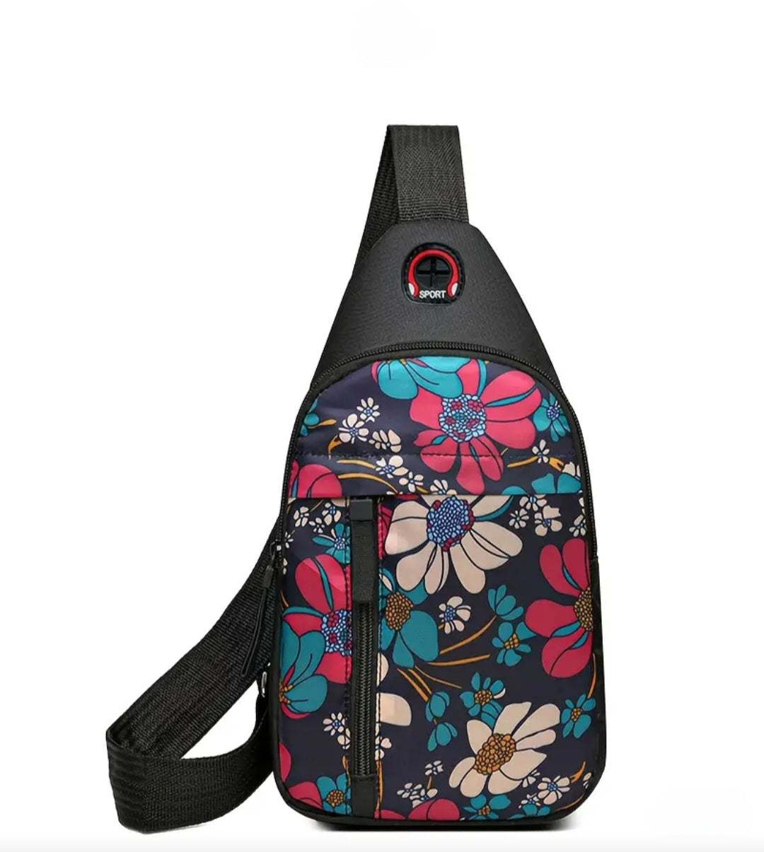 FLOWER BLOOM SPORTS BAG BLING8UK