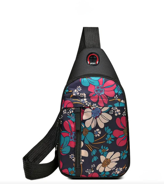FLOWER BLOOM SPORTS BAG BLING8UK