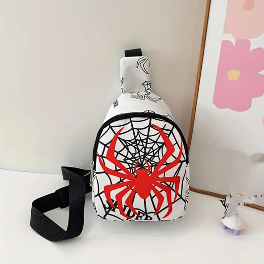 WHITE SPIDER BAG BLING8UK