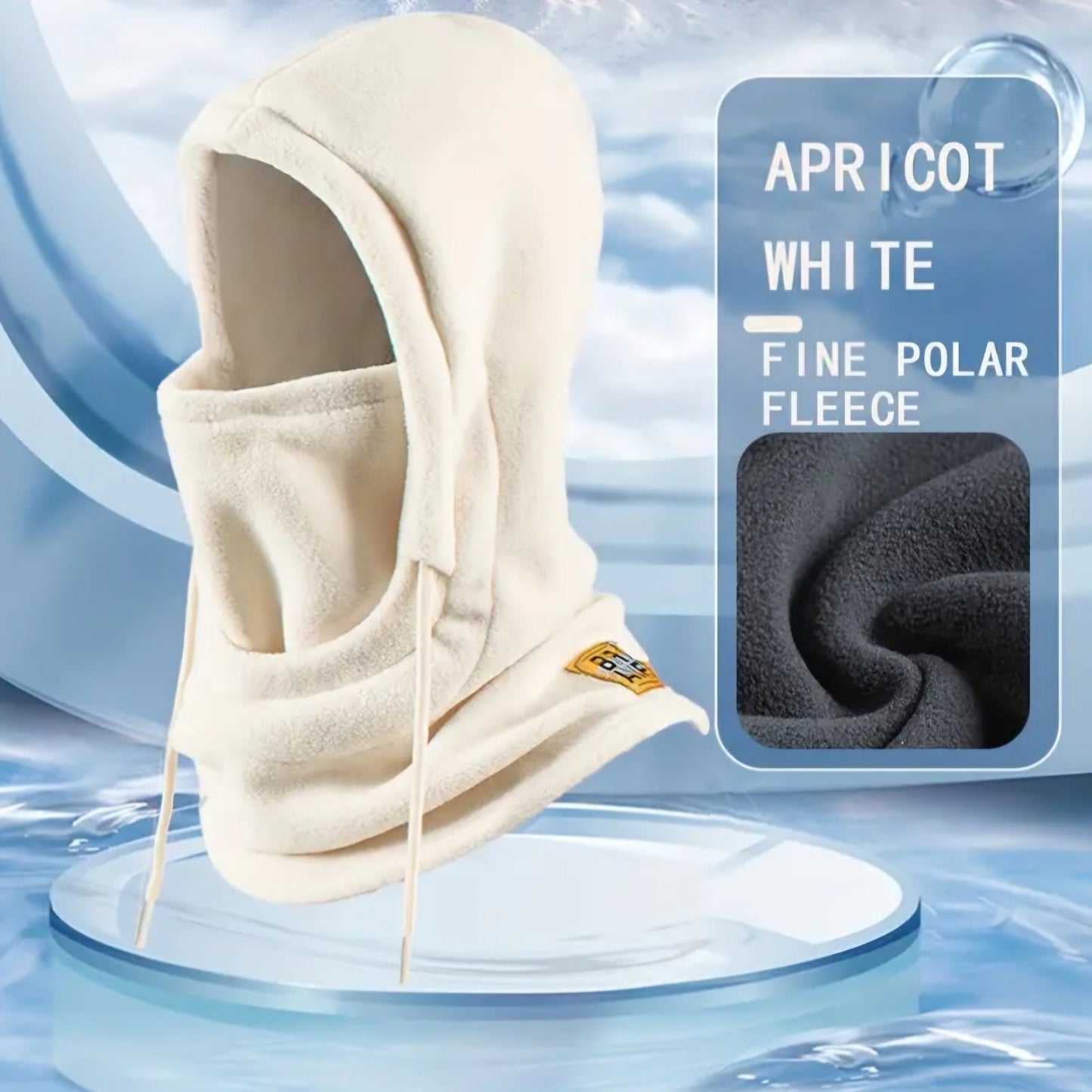 WHITE FULL COVERAGE BALACLAVA HOOD BLING8UK