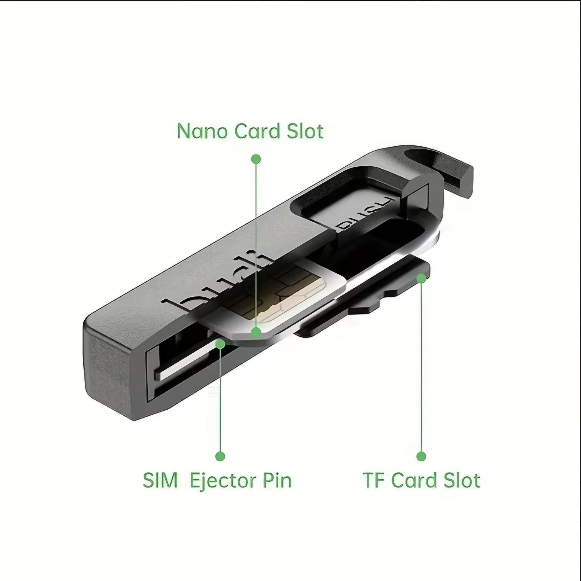 UNIVERSAL SIM CARD HOLDER & EJECT TOOL B+F 8