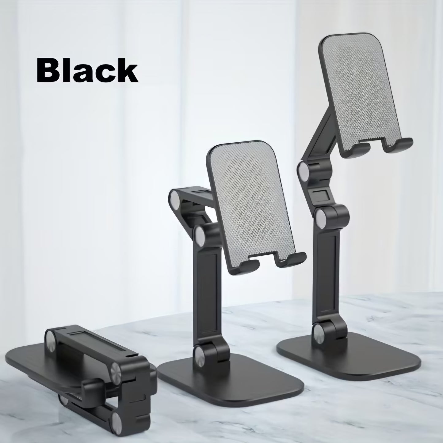 BLACK ADJUSTABLE PHONE STAND B+F 8