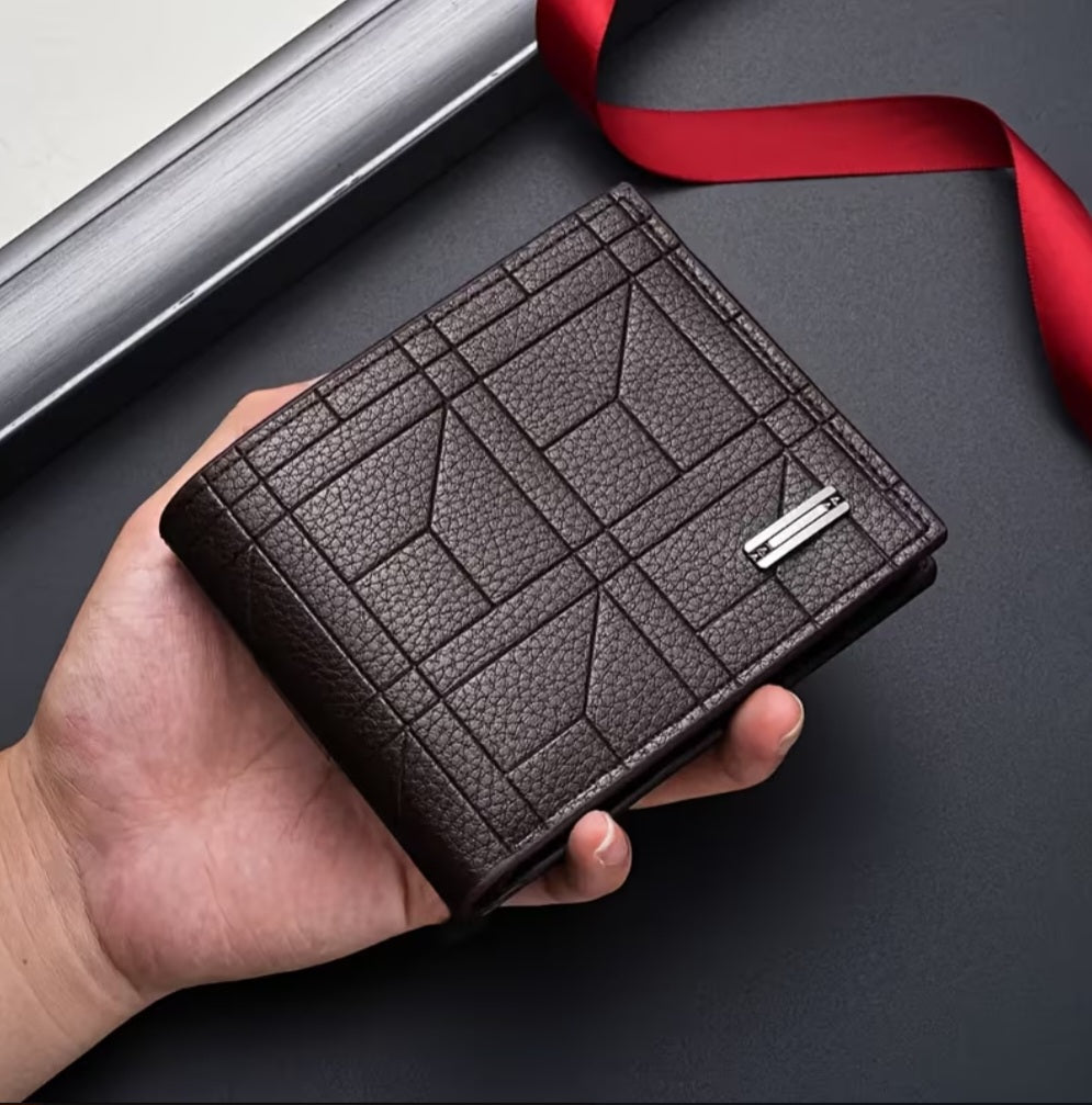 DARK BROWN STYLISH ULTRA-THIN WALLET B+F 8