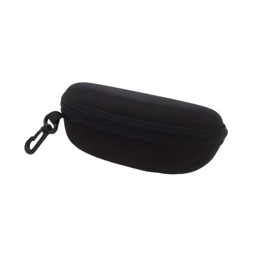 BLACK HARD SHELL GLASSESS CASE B+F 8